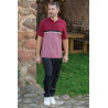 Grenouillère homme senior manches courtes et pantalon - bordeaux