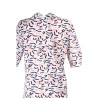 Robe médicalisée femme senior ouverte dos - claire zoom dos