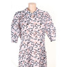 Robe médicalisée femme senior ouverte dos - claire vue face zoom