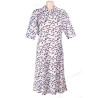 Robe médicalisée femme senior ouverte dos - claire vue face