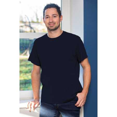 Tee-shirt médicalisé marine homme senior