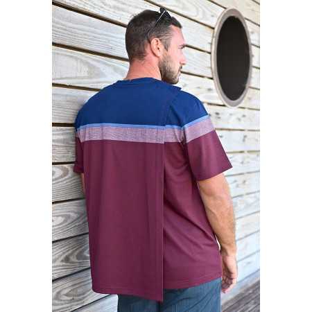 t-shirt moderne homme médicalisé ouverture dos pressions tenue dos
