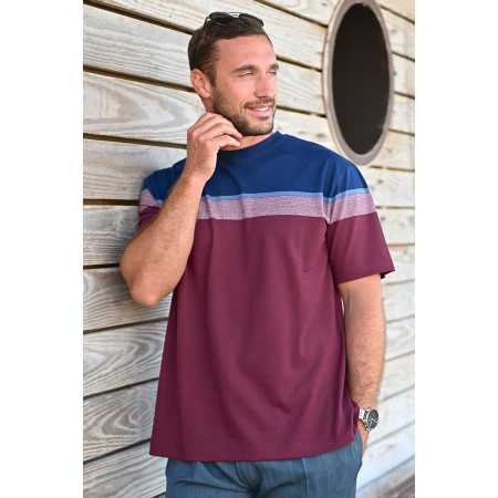 t-shirt moderne homme médicalisé ouverture dos pressions