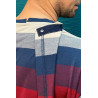 T-shirt manches longues médicalisé homme senior pressions dos dépendant dos