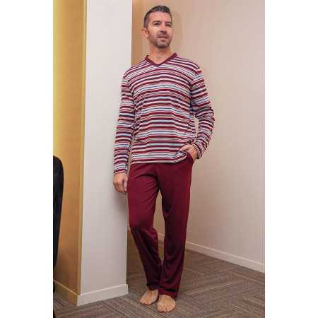 Pyjama jogging col en V T2 à 6