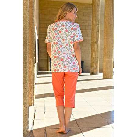 Pyjama court de dos femme