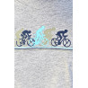 pyjama senior court gris motif velo zoom