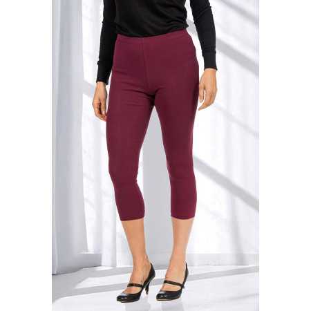 Legging femme senior coloris prune