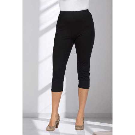 legging noir femme senior