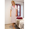 Chemise de nuit ouverture à l'avant pour femme âgée - pratique