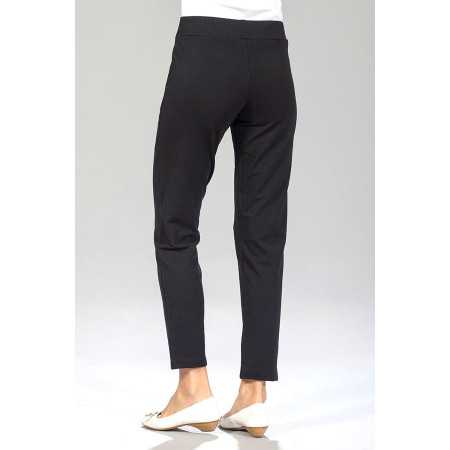 Legging élastiqué lien ceinture femme senior coloris noir dos