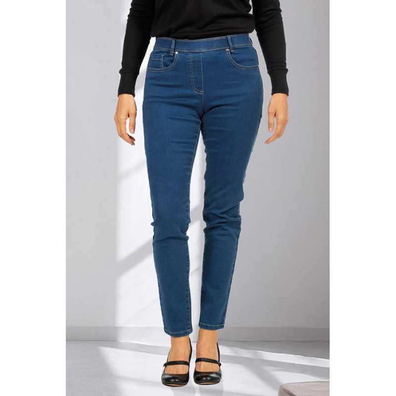 Pantalon taille élastique pour femme senior - collection été - coton