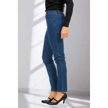 Pantalon taille élastique pour femme senior - collection été - coton
