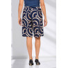 Short ample taille élastiquée confort femme senior motifs dos