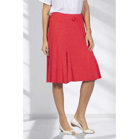 Jupe ample pour femme senior avec ceinture élastiquée confort