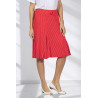 Jupe ample pour femme senior avec ceinture élastiquée confort