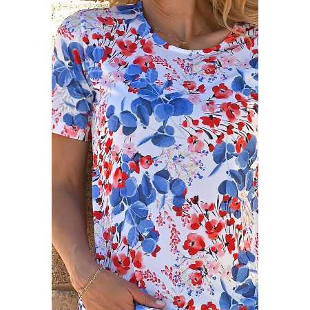 top fluide fleuri femme senior zoom