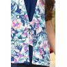 top effet 2 pièces femme senior fleuri zoom