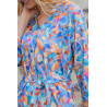 Robe bras forts femme senior coloris bleu été zoom