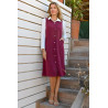 Robe chasuble pour femme senior avec ouverture devant