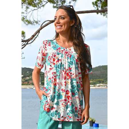 Top ample confortable pour femme - Polyester - facile à enfiler