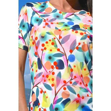 Tee-shirt pour femme âgée / senior - manches courtes - confortable