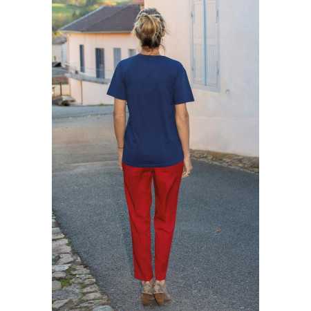 T-shirt pour femme senior confortable 100% coton - Fantaisie