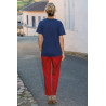 T-shirt pour femme senior confortable 100% coton - Fantaisie