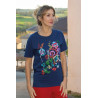 T-shirt pour femme senior confortable 100% coton - Fantaisie