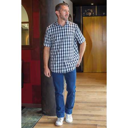 chemise homme ouverture pressions tenue