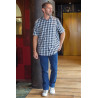 chemise homme ouverture pressions tenue
