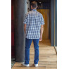 chemise homme ouverture pressions dos