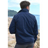 blouson fermeture zip homme senior vue de dos