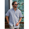 chemise à carreaux homme senior manches courtes