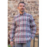 chemise à carreaux homme senior manches longues