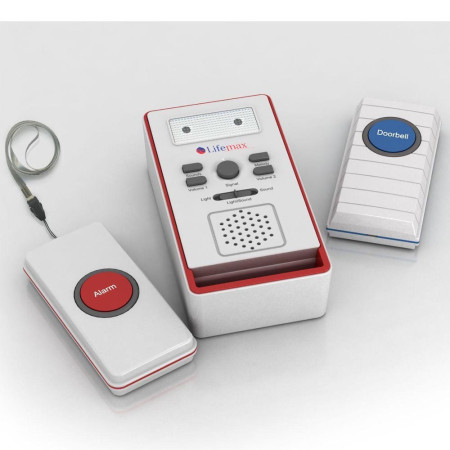 Combiné sonnerie de porte et appel d'urgence psés