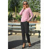 cardigan uni facile à enfiler femme senior coloris rose tenue