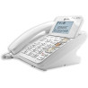 Geemarc téléphone fixe filaire senior grosses touches bouton photo profil