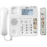 Téléphone fixe senior filaire grosses touches photos + combiné