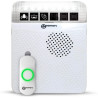 Sonette alarme amplificateur son pendentif ou porte senior