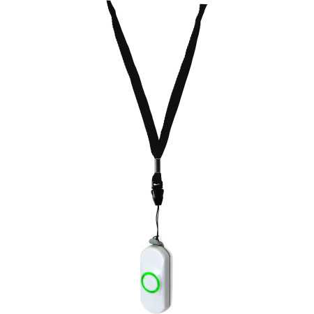 Sonette pendentif appel urgence sos médaillon senior cou