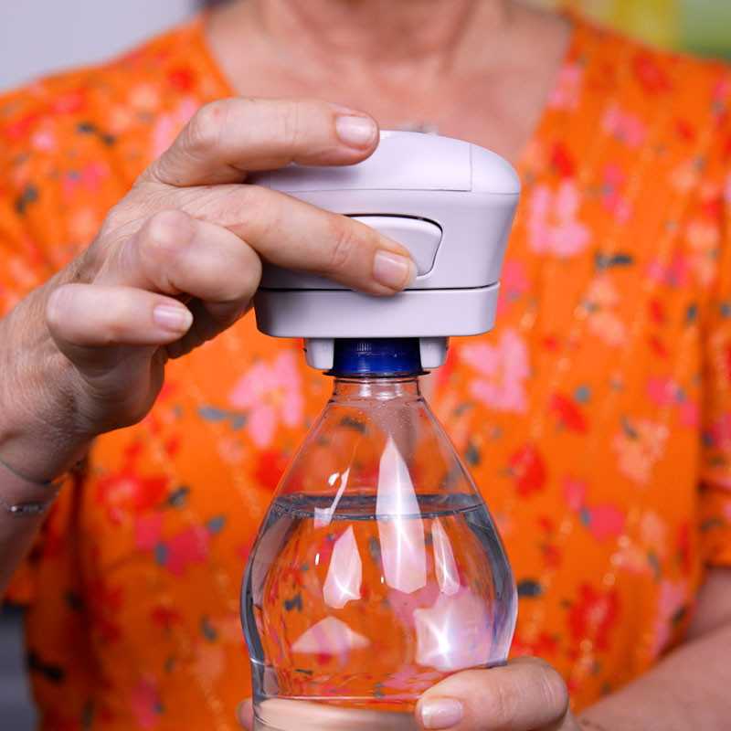 ouvre bouchon de bouteille automatique pour senior