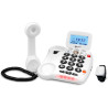 téléphone senior filaire avec bracelet detection de chute senior