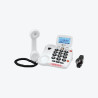 téléphone fixe filaire bouton sos et bracelet senior