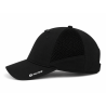 casquette rafraichissante noire été canicule senior vue de profil