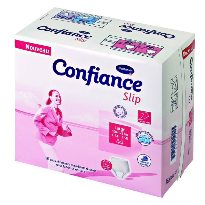 Slips absorbants Confiance Hartmann -large femme Slips absorbants Confiance Hartmann -large femme