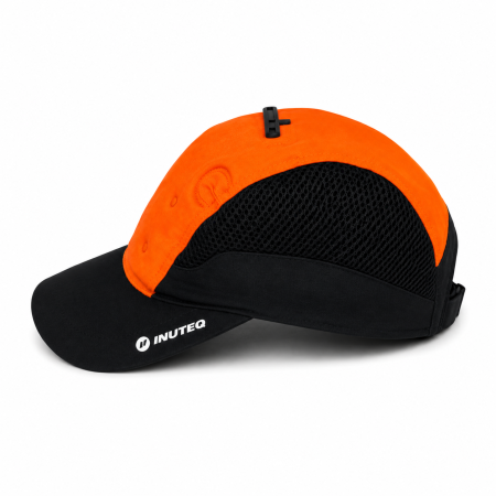 casquette rafraichissante orange haute visibilité travail dehors extérieur canicule