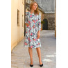 robe ouverte devant boutons femme senior automne