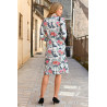 Robe ouverte devant femme senior grande taille | Facilavi