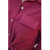 Robe velours coton femme senior facile à fermer | Facilavi
